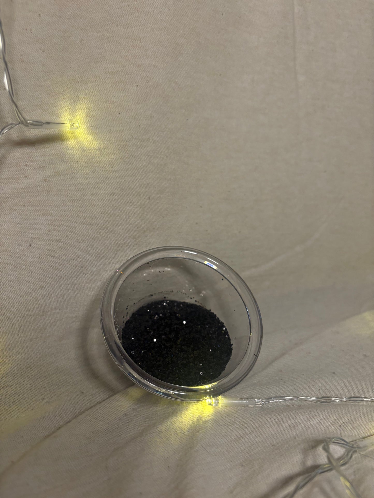 Black Chunky Glitter