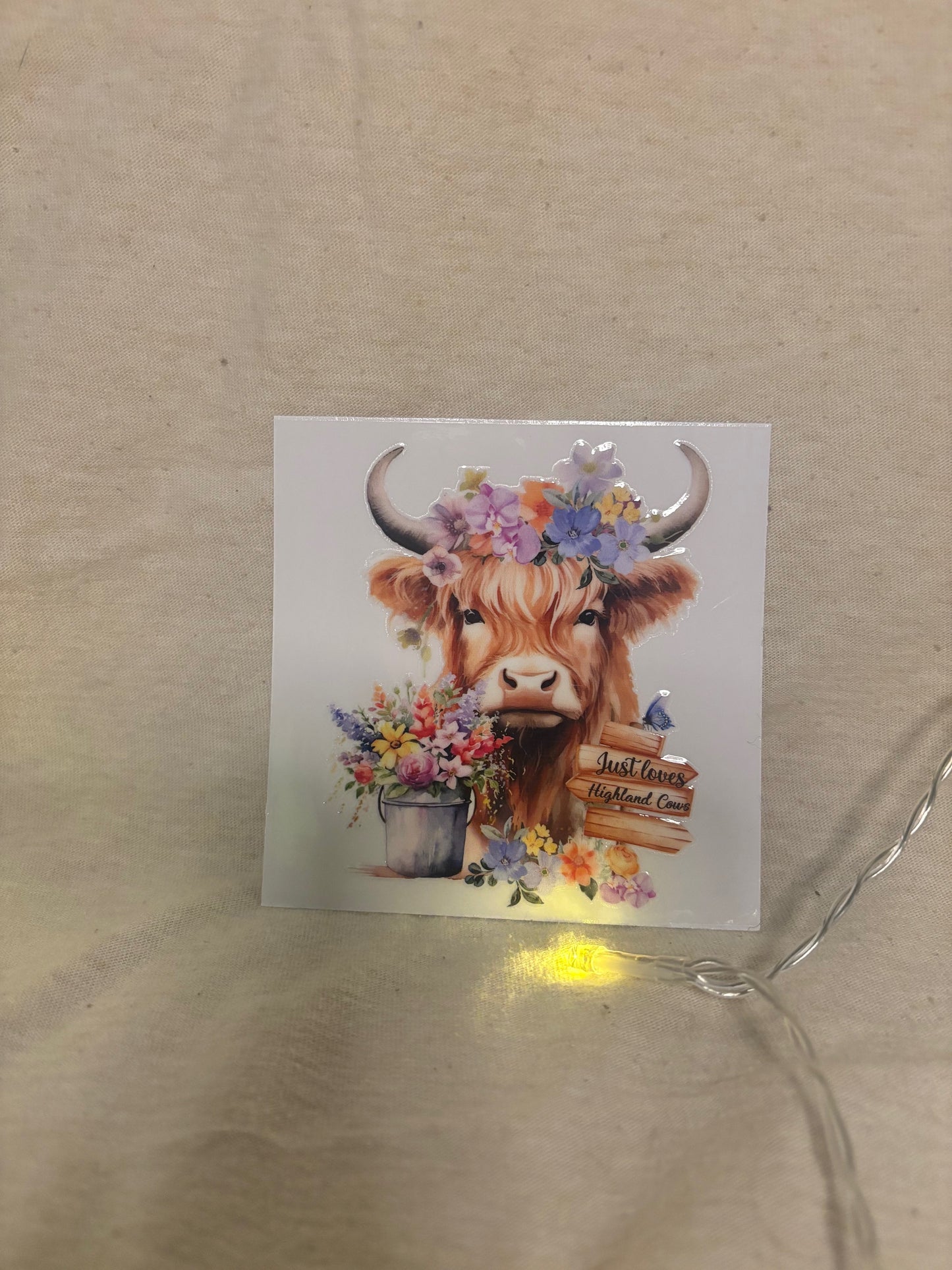 Highland cow decal #8