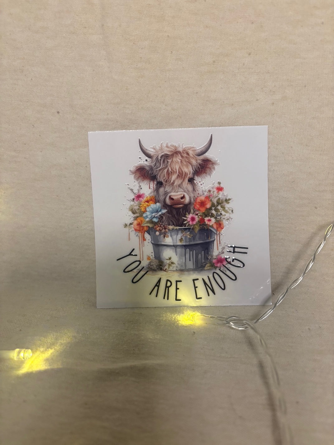 Highland cow decal #7