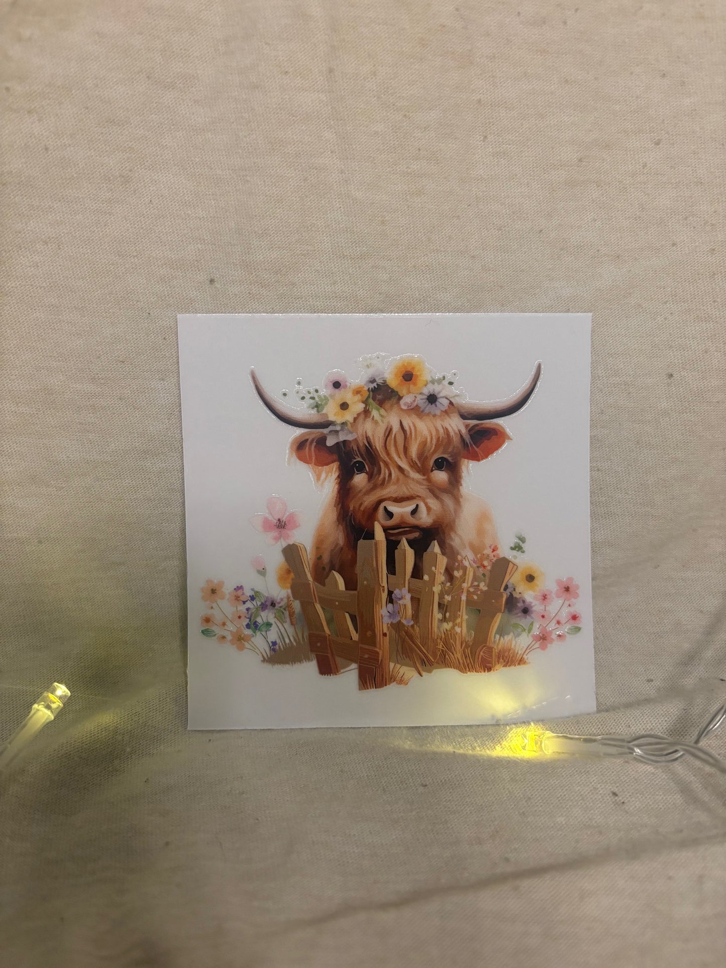 Highland cow decal #10