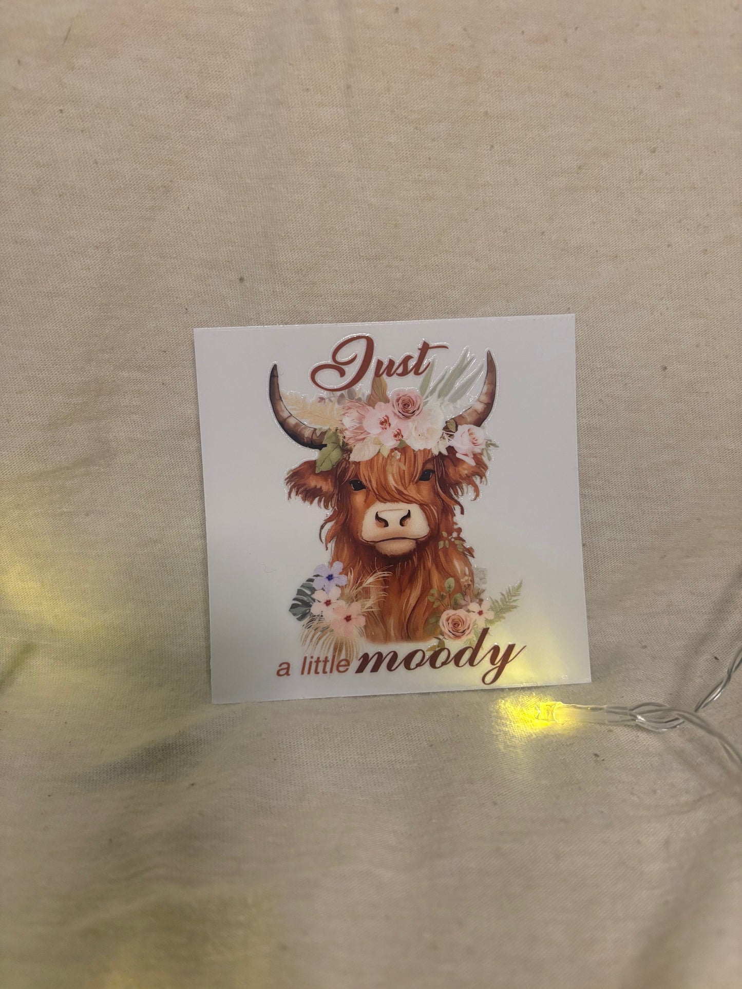 Highland cow decal #4