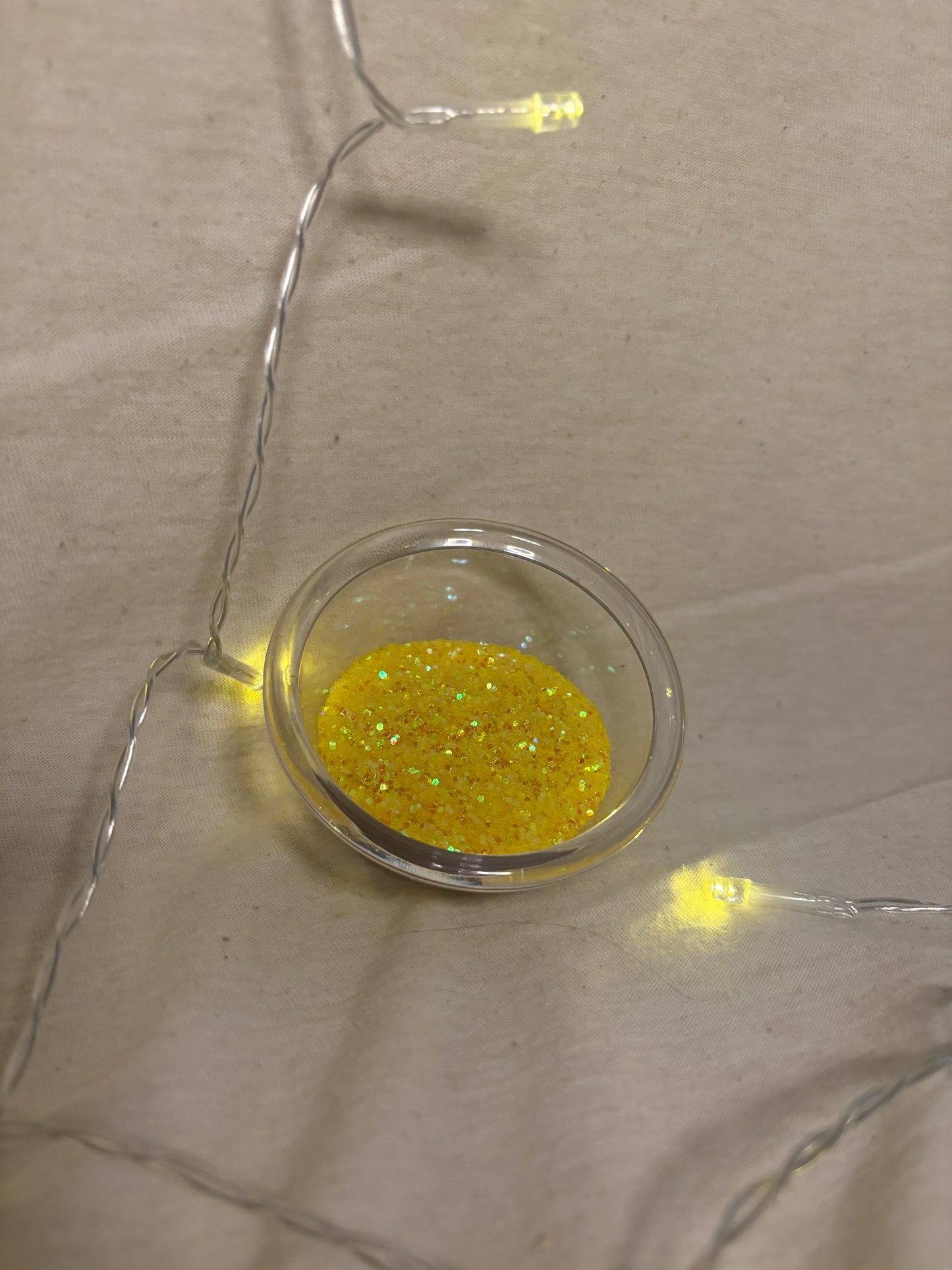Chunky Yellow Glitter