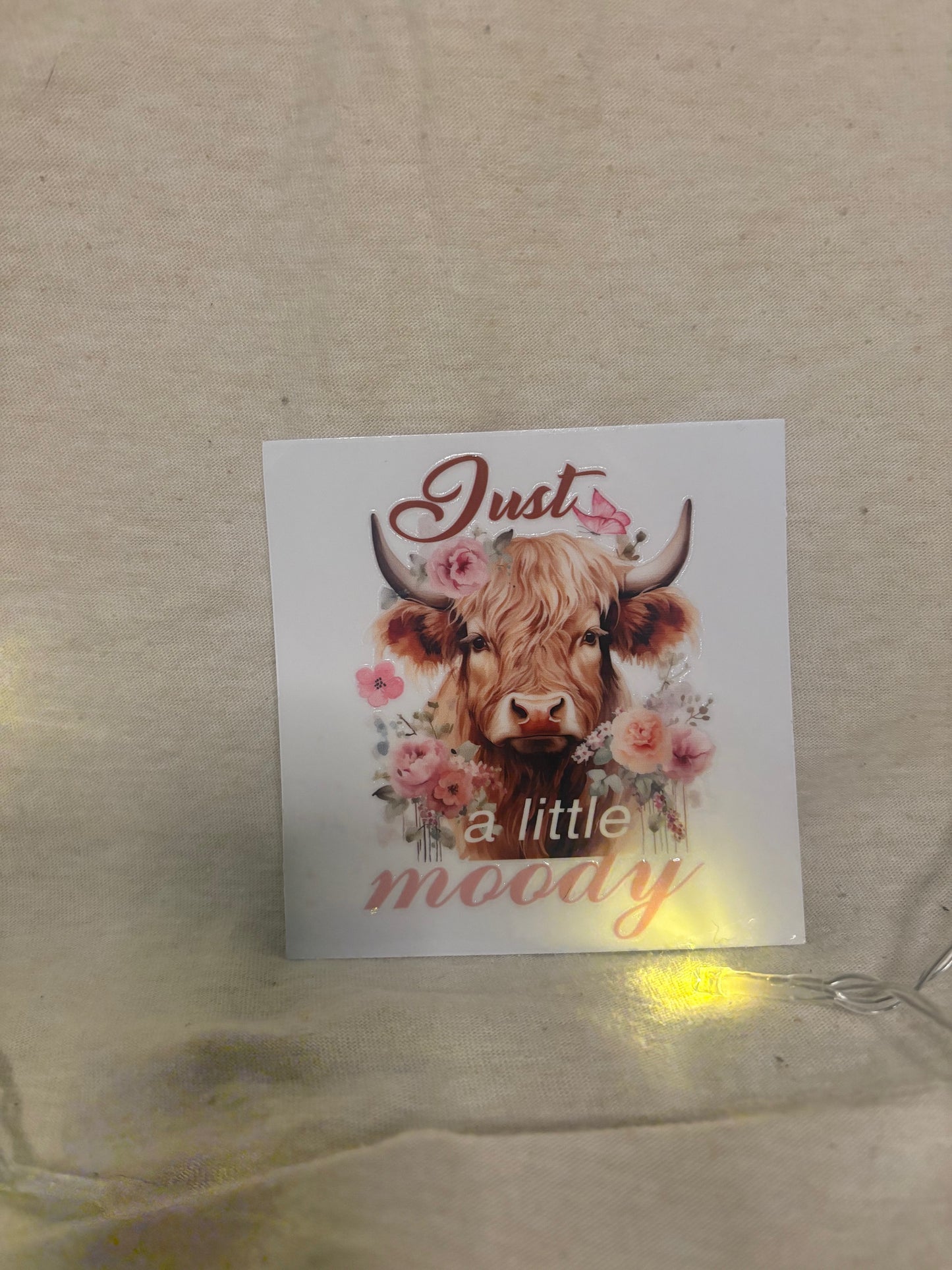 Highland cow decal #6